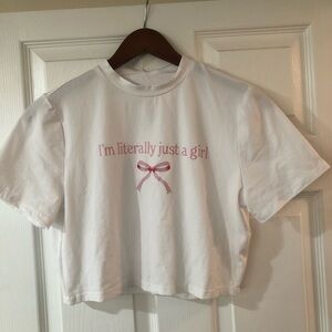 Literally a Girl Baby Tee